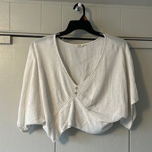 Sozy Linen Marilyn Top - Natural size XXL